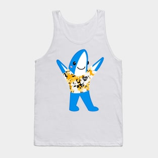 CSULB sharks Elbee Hawaiian shirt Tank Top